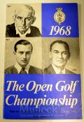 1968 Official Open Golf Championship programme - played at Carnoustie 10th-13th July won by Gary