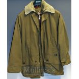 John Partridge Fishing Jacket – Gore-Tex Fabric green jacket with zipped and press-stud front,2