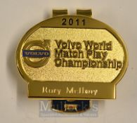 Rory McIlroy - 2011 Volvo World Match Play Golf Championship Players Named Enamel Money Clip: played