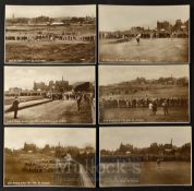 Collection of St Andrews Open/Amateur Championship Early Golfing Postcards (6) – each with a