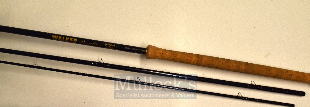 Bruce and Walker Rod: Fine Bruce and Walker “Walker Powerlite” 12ft 3pc carbon salmon fly rod-Fuji