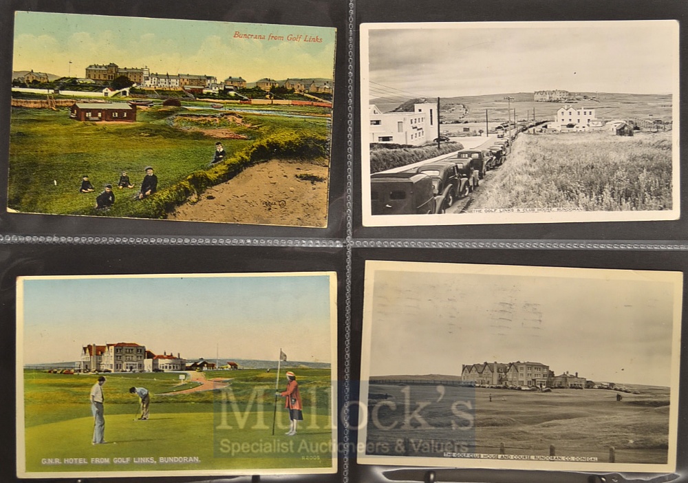 Collection of early Eire (Ireland) golf club and golf course postcards (20) 3x rare Atlantic Golf - Image 3 of 5