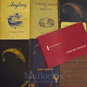 Fishing Trade Catalogues, Alexander Martin Catalogues 1937, 1938 (x2)1941, 1953 plus 1 other