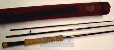 Hardy Swift Salmon Fly Rod – 10ft 3pc line 6#, cork butt, rodmarked IMW188049 in MOB and makers