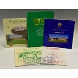 Golf Centenary/History selection of various Shropshire, Cheshire and North Wales golf club books (7)