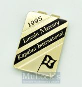 1995 Lincoln-Mercury Kapalua International Golf Champion enamel money clip – made for the