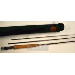 Hardy Demon Salmon Fly Rod – 7ft 3pc line 3#, alloy butt, rod marked DE10154 in MOB and makers
