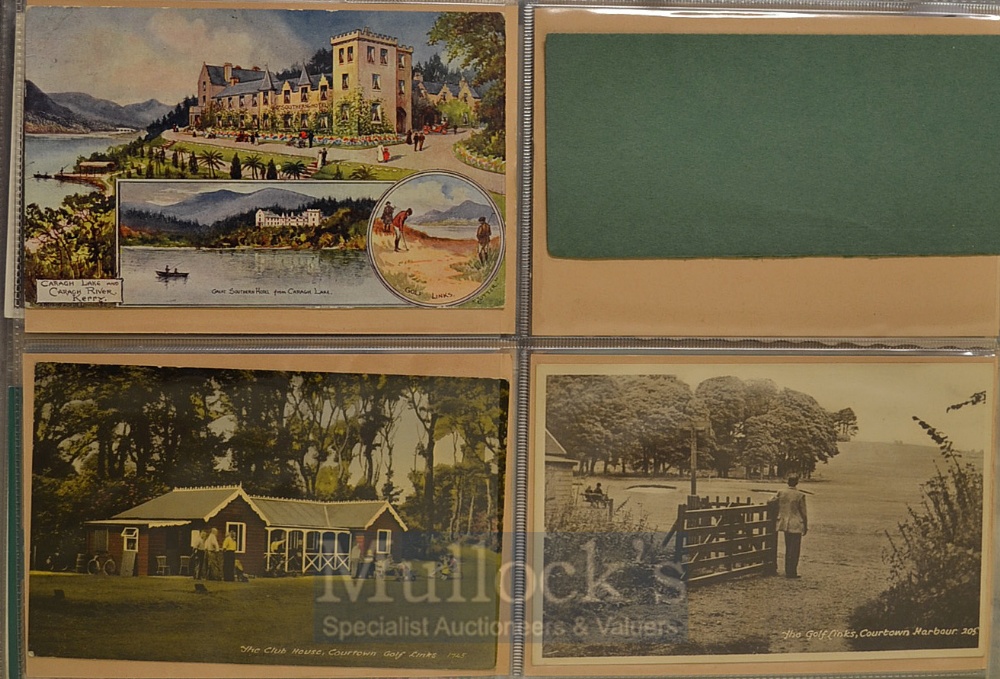 Collection of early Eire (Ireland) golf club and golf course postcards (18): 2x Bray, Baltinglass; - Image 3 of 6