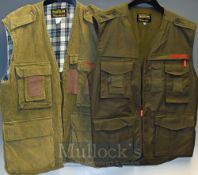 Selection of Fishing Vests – Multi pocket vests makers Hidepark, Masterline Wanderer all large