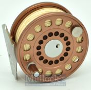 Smith Marryat CMR 78 Salmon fly reel Swiss made, bronze finish, line WF7F+220yd , WF8F+180yd,