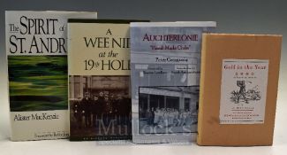 St Andrews Golf Related Books 3x signed – Peter Georgiady signed “Auchterlonie Hand-Made Clubs”