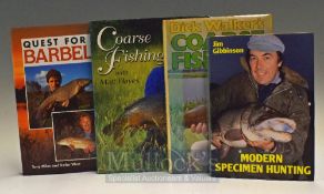 Coarse Fishing Collection – Miles & West Quest for Barbel 1991 1st edition, Matt Hayes Coarse