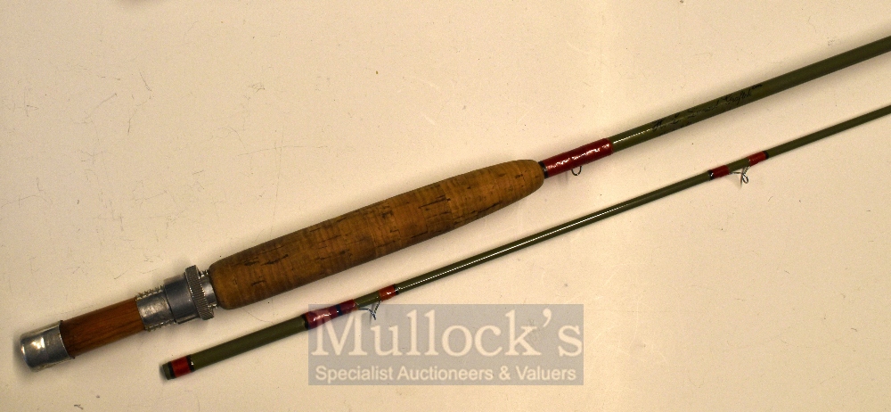 Leonard Rod: H.L Leonard New York The Graftek 8ft 2pc fly rod – line wt 6# - with agate style