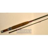 Leonard Rod: H.L Leonard New York The Graftek 8ft 2pc fly rod – line wt 6# - with agate style