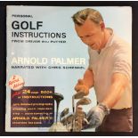 Arnold Palmer “Personal Golf Instructions” double record album c/w 24p Instruction book – covers