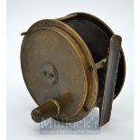 Army & Navy C.S. Ltd Makers 105 Victoria St Westminster 4” Hercules style brass salmon reel -