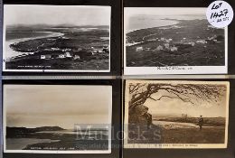 Collection of early Eire (Ireland) golf club and golf course postcards (25): 3x Narin and Portnoo;