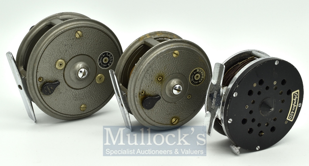 Collection of various fly reels (3) – 2x J.W Young & Sons to incl 3.5” Beaudex (G) and 4” Landex ( - Image 2 of 2