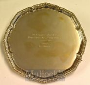 The Gallaher Ulster Open Professional Golf Championship 1967 silver presentation winners salver -