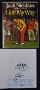 Nicklaus, Jack signed golf books (2) -“Golf My Way” 1st UK ed 1974 signed to Nicklaus head