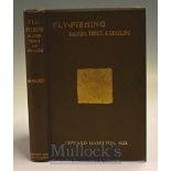 Hamilton Edward – Fly-Fishing Salmon, Trout & Grayling 1891, 2nd edition mezzo tint & wood