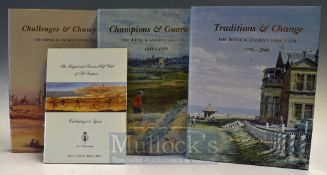 Royal and Ancient Golf Club St Andrews Trilogy and 250th Anniversary Booklet – ltd ed set to incl “