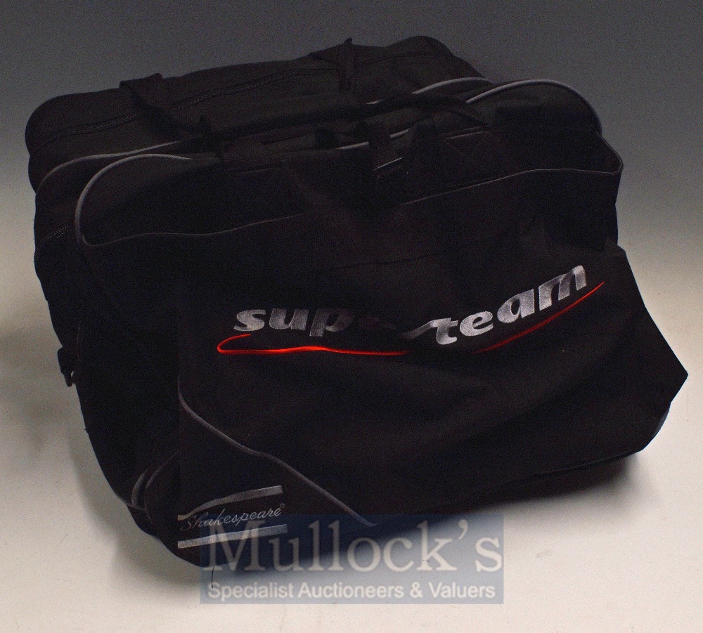 Shakespeare Superteam Tackle Holdall – with solid base with 4x large internal divisions; integral