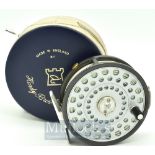 Fine Hardy “The Princess” 3.5 inch alloy fly reel - with smooth alloy foot, reversible “U” shaped