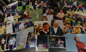 43x Major, Ryder Cup and other well-known golfers press photographs mostly from the 1990’s - players