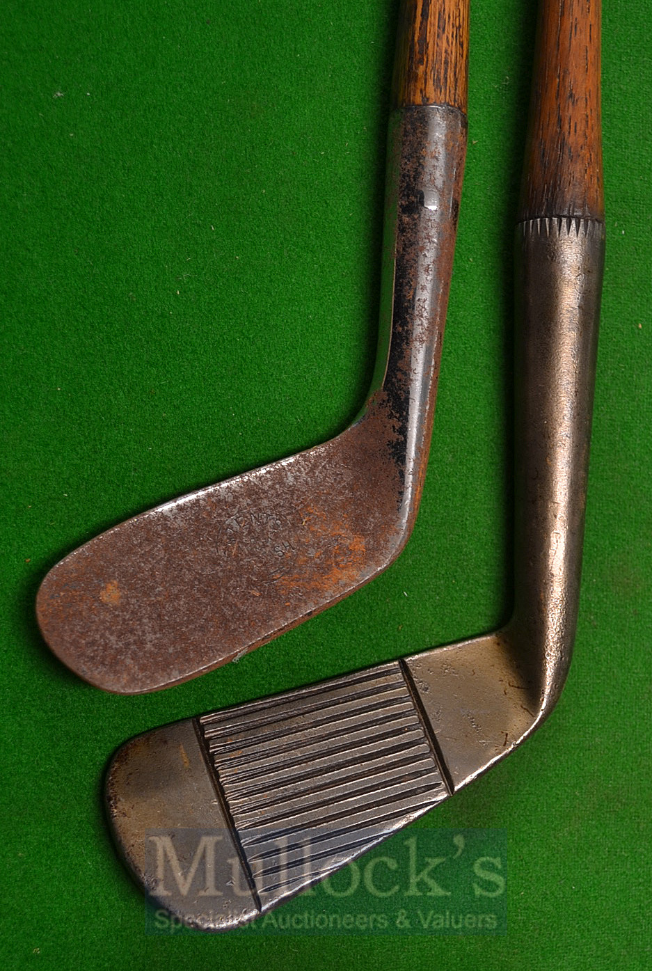 Myles of Dundee ‘Rexor’ Smooth Faced Driving Iron with round back together with a Spalding Harry - Image 2 of 2