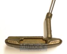 Slazenger Ping Left Hand ‘Anser’ Putter showing the Phoenix address behind the striking face and