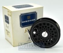 Hardy Ultralite Disc 8/9 alloy fly reel, black finish, rear disc drag adjuster, ventilated drum