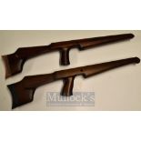 Rifle Stocks – New replacement stocks, hard wood, Pistol- Grip stock with rubber shoulder rests (2)