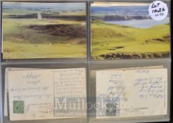Collection of early Eire (Ireland) golf club and golf course postcards (22): 13x Lahinch with some