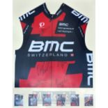 BMC Cycling Team Signed Jersey – Signed by Greg Van Avernaet Tour De France stage winner, Tour De