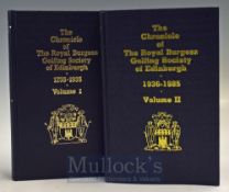 Robbie, J Cameron & Shearer Borthwick - (2) – Vol. I The Chronicle of the Royal Burgess Golfing