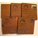 Vintage Flies & Gut Casts – In makers boxes John Dickson, Alex Martin housed in wax packets within 5