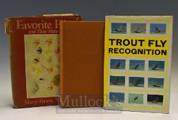 Fly Fishing Books – Favourite Flies and Their Histories by Mary Orvis Marbury 1955 with dj, Trout