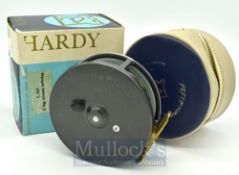 Hardy Marquis Salmon No.2 alloy fly reel, in fine condition, back plate drag adjuster, brass
