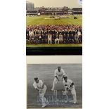 Selection of Cricket Prints depicting various Cricket scenes and an image of England and Australia