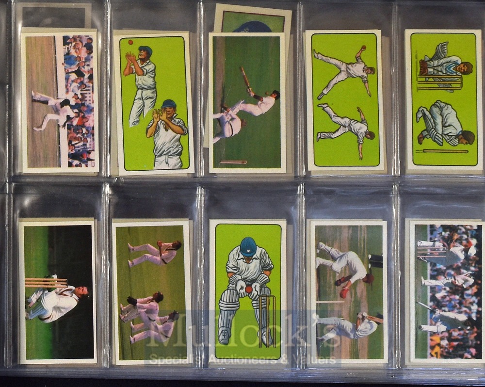 Various Selection of Cricket/Trade Cigarette Cards to include Bassett & Co ‘Play Cricket 1980 (