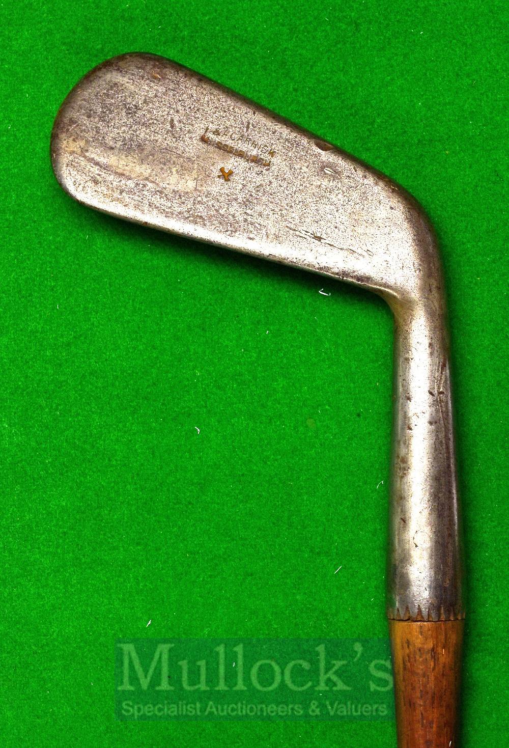 F and A Carrick of Musselburgh General Iron stamped with the maker’s cross to the blade, with 4”