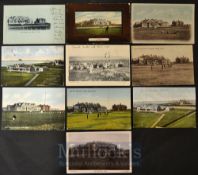 Interesting collection of Troon Open Golf Championship venue post cards from 1902 – 1920’s (10)