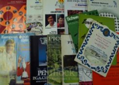 Interesting collection of Golf Tournament Programmes played in UK from 1958 onwards (14): 1958 World