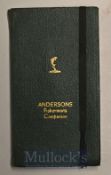 Hunter W A – Anderson’s Fishermans Companion, circa 1925 contains 20 original trout flies, published