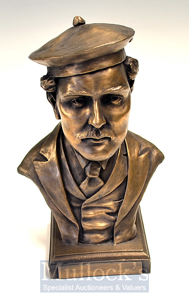 Young Tom Morris Bronze resin bust – with engraved plaque “Young Tom Morris1851 – 1875” – with