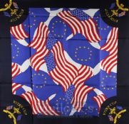 1999 Ryder Cup official team players’ wives silk scarf – played at Brookline The Country Club U.S