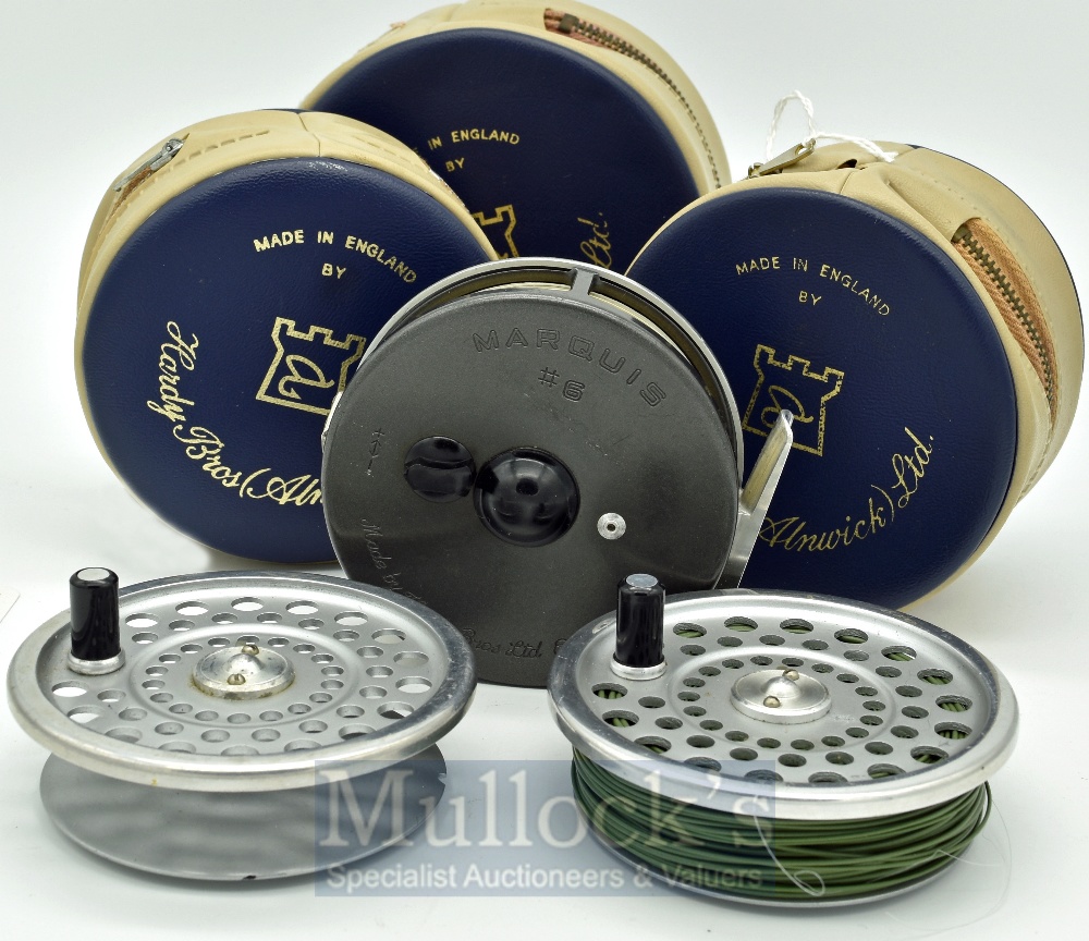 Good Hardy 3.25”Marquis #6 alloy trout fly reel with 2 spare spools - the real comes with line - - Image 3 of 3