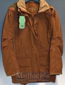 Deerhunter Outdoor Clothing Jacket – Cordura Fabric brown jacket with zipped and press-stud front,