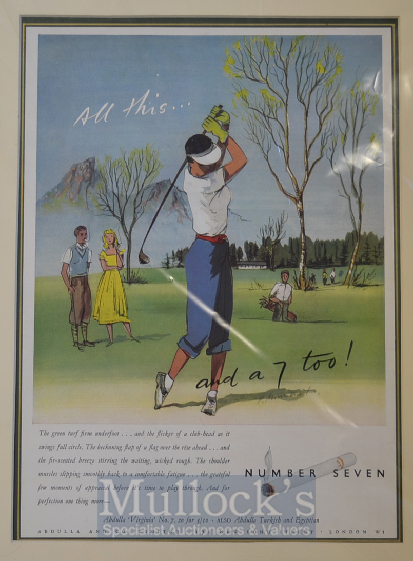 Collection of Golfing Magazine Advertisements and Photographs et al (3) – covering a period from - Image 2 of 3